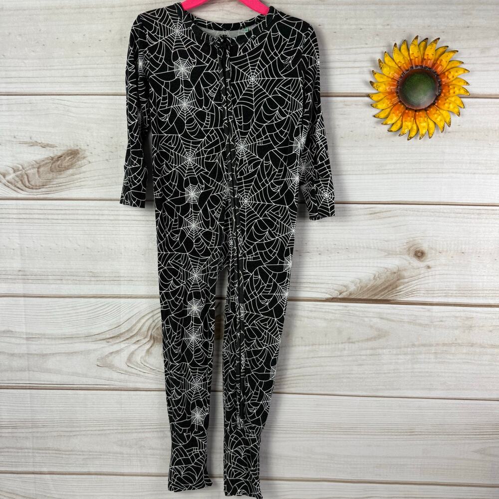 muse threads bamboo‎ spiderwebs convertible romper 2/3